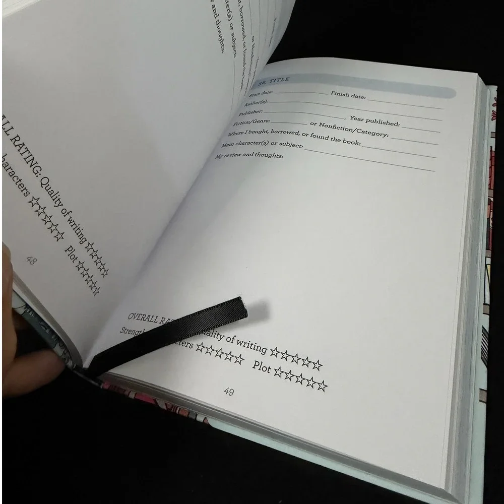 My Book Journal A Reading Diary for Bibliophiles Hardcover Barnes & Noble 49152‎